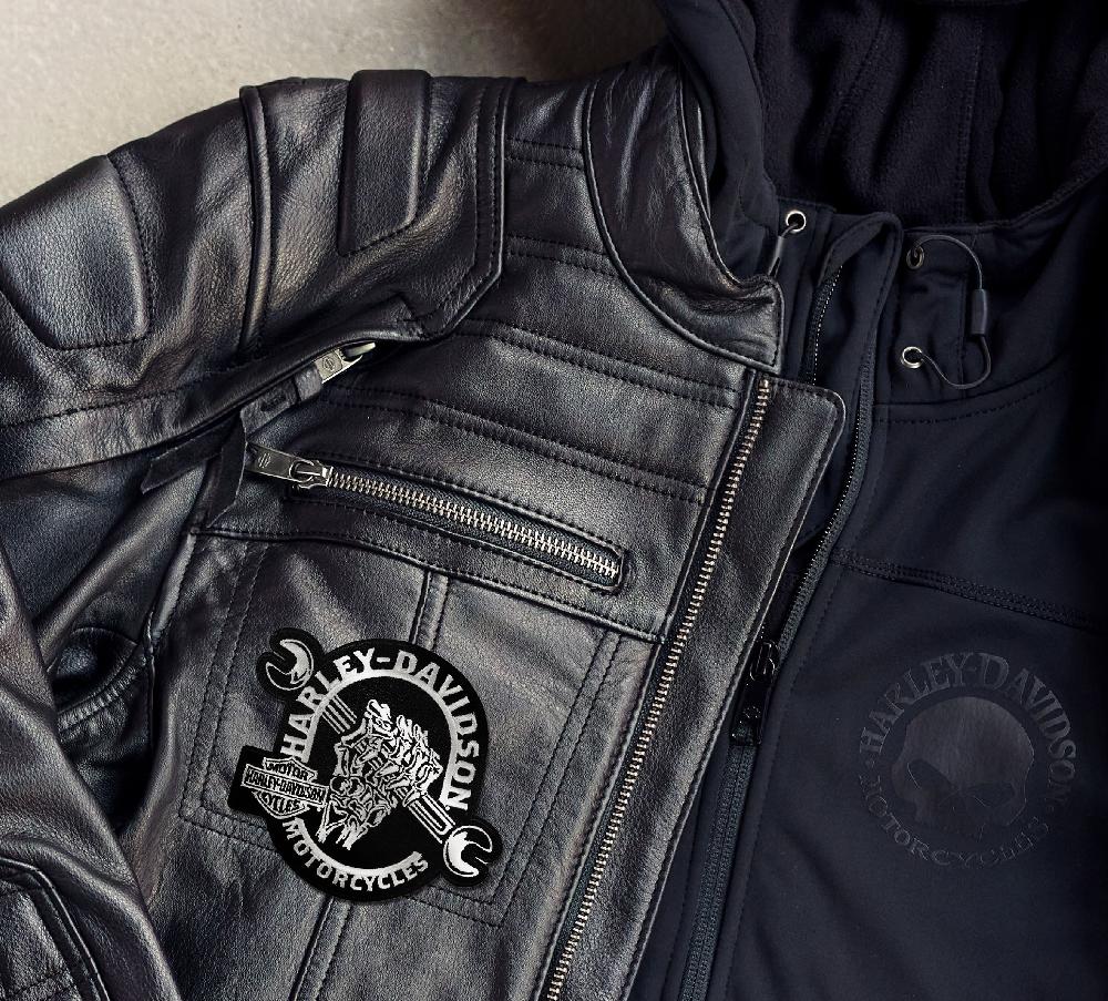 Harley Spooky Fingers Patch