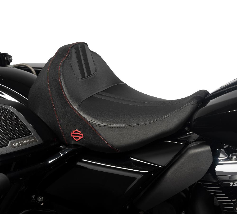 harley Sport Solo Touring Seat - Contrast Stripe harley Sport Solo Touring Seat - Contrast Stripe