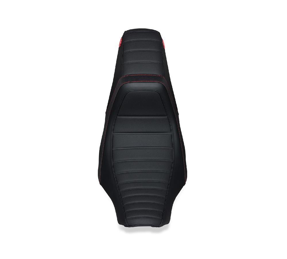 Harley Switchback Seat – Red Stitch