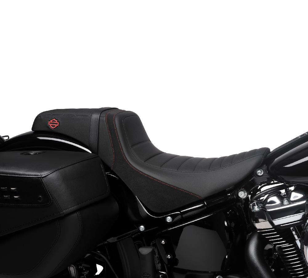 harley Switchback Seat – Red Stitch harley Switchback Seat – Red Stitch