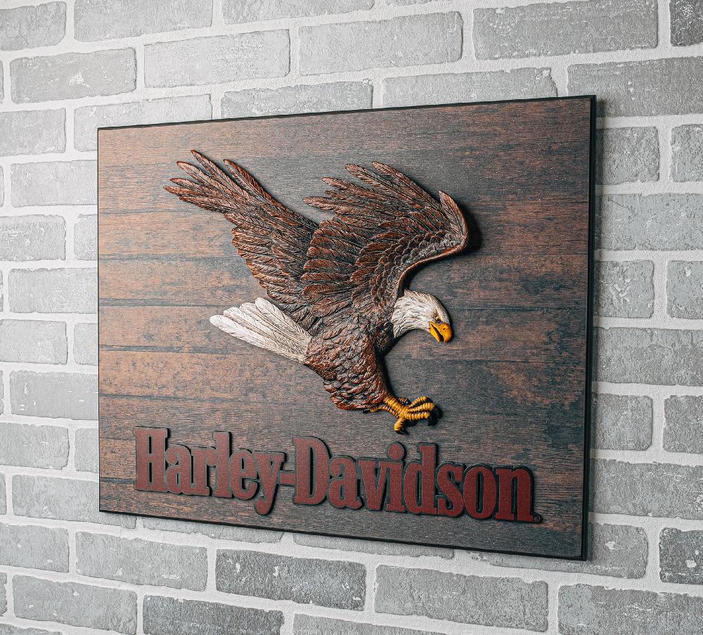 Harley Swooping Eagle Pub Sign