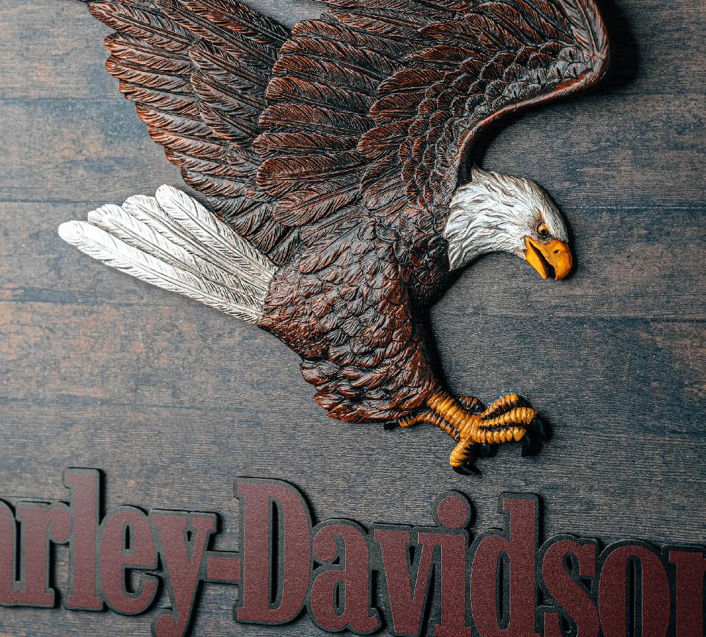 Harley Swooping Eagle Pub Sign