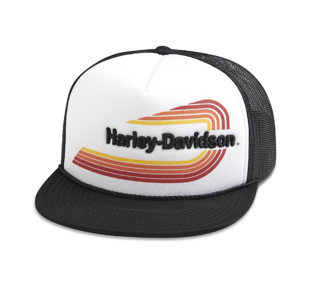 harley Tank Logo Adjustable Trucker Cap