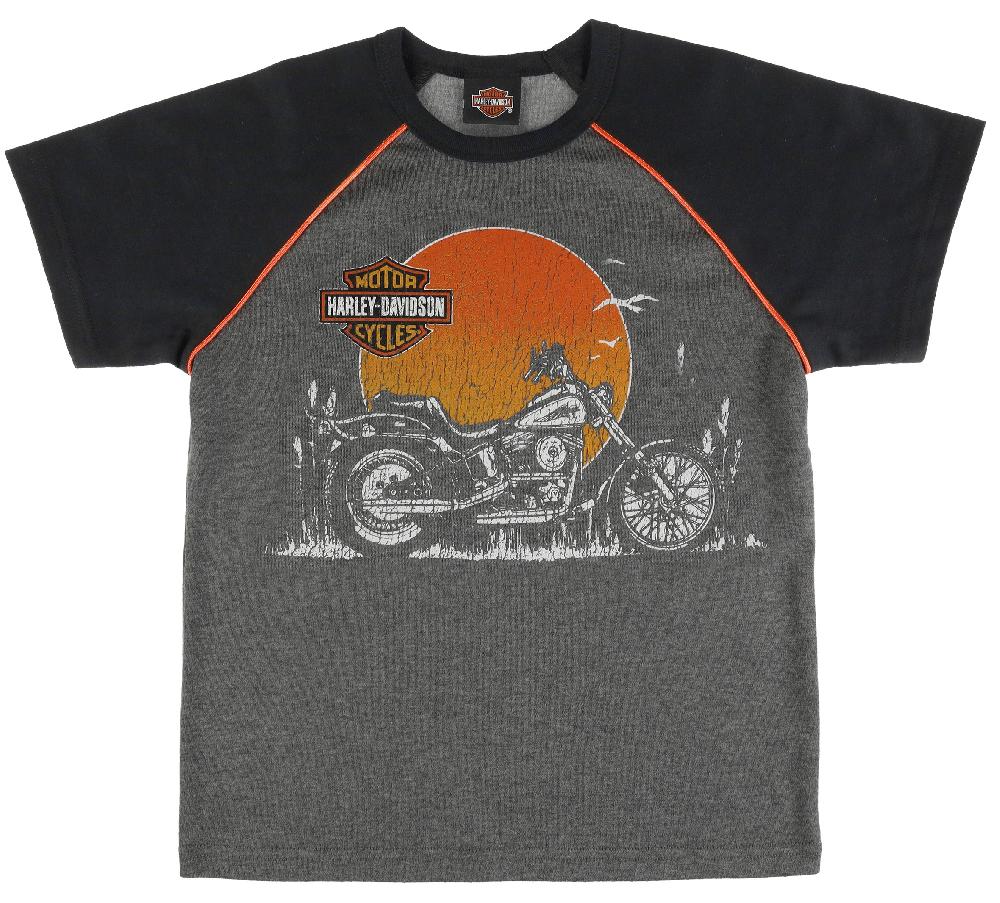 Harley Tee - Little Boys Short Sleeve Raglan