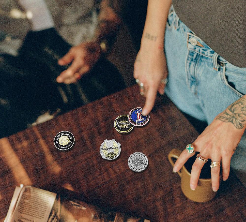 Harley The Skull Chain Coin