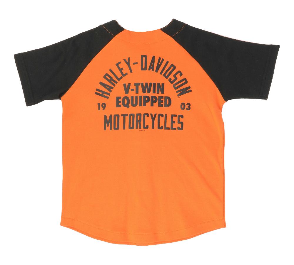 Harley Toddler Boys Baseball Tee