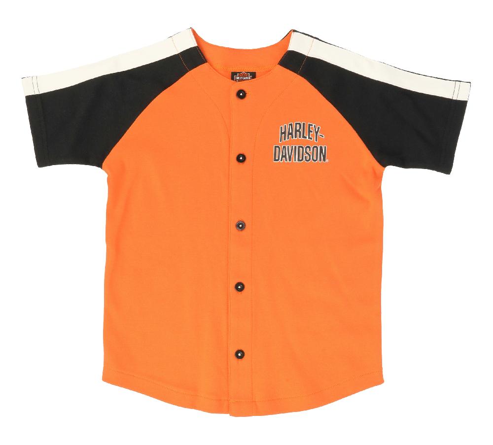 harley Toddler Boys Baseball Tee