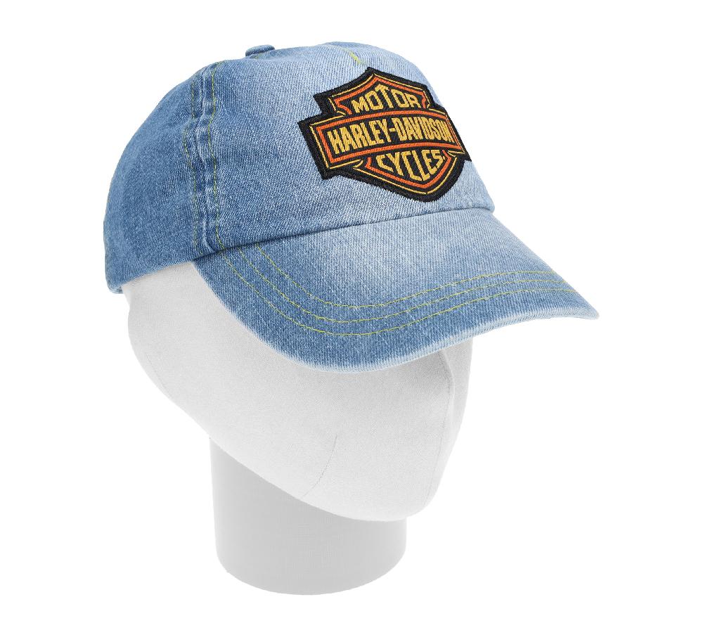 Harley Toddler Boys Denim Baseball Cap