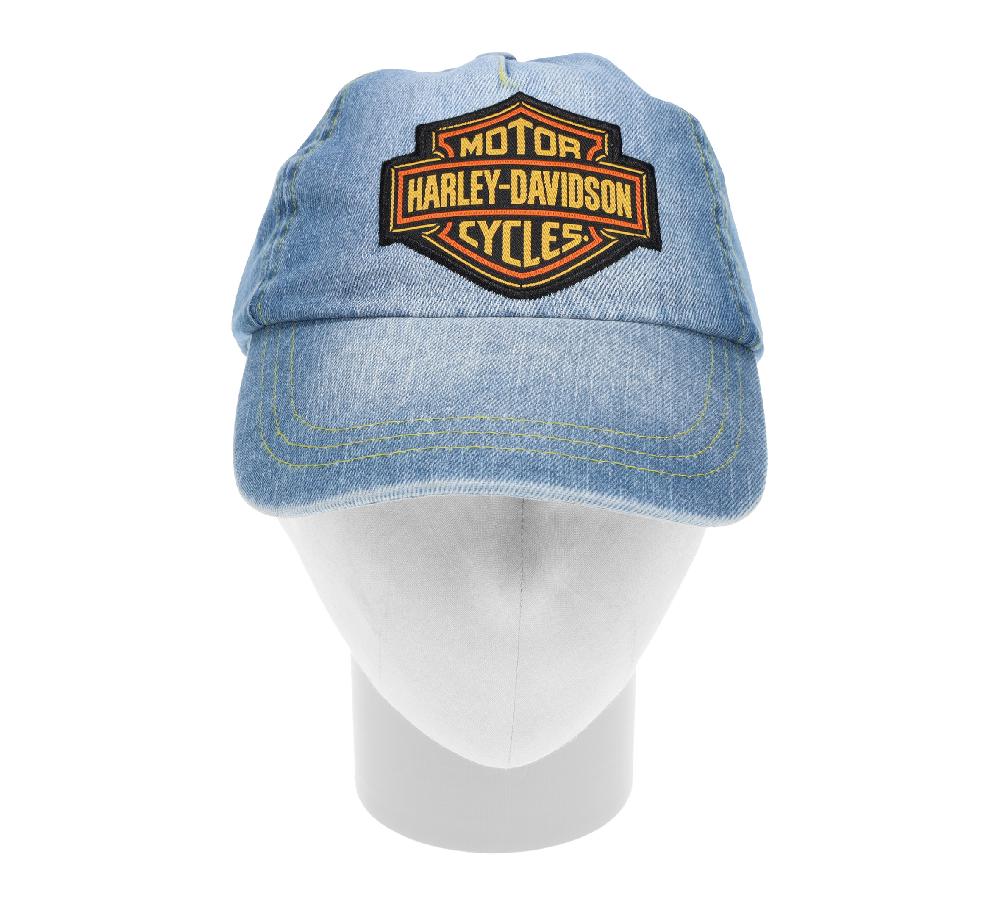 harley Toddler Boys Denim Baseball Cap