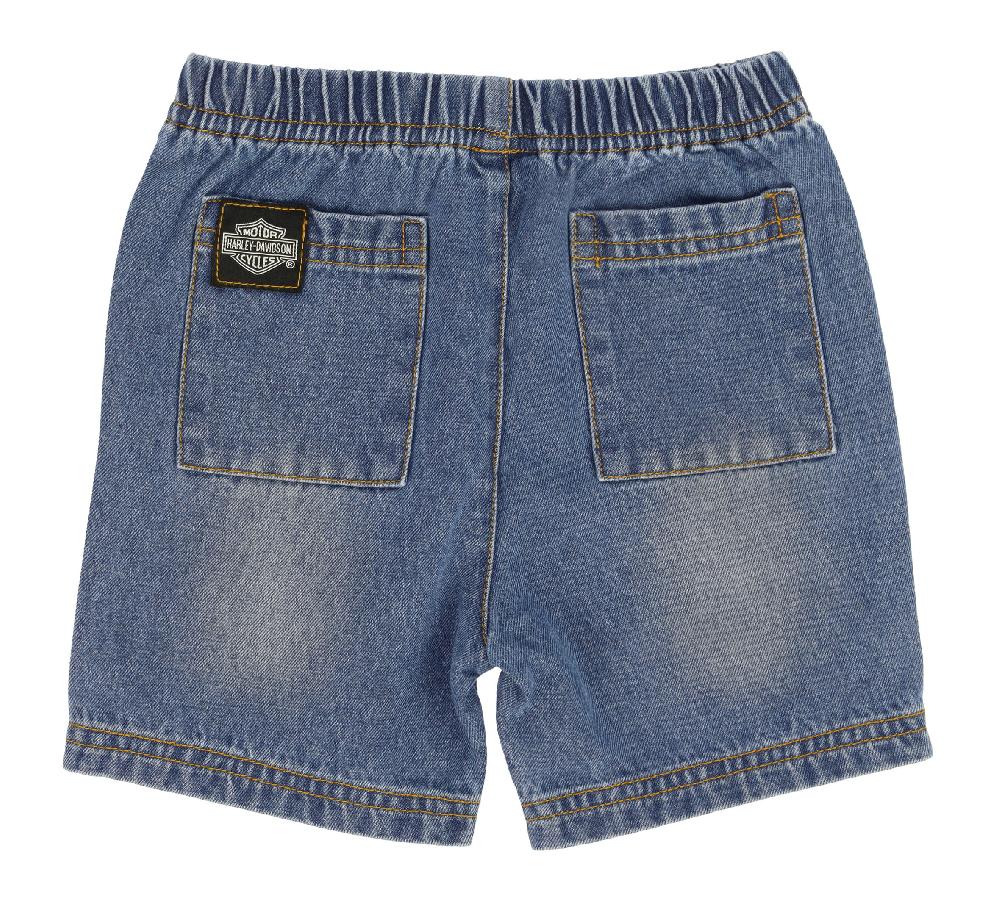 Harley Toddler Boys Denim Short Set