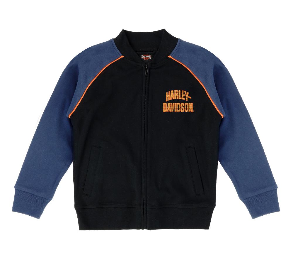 Harley Toddler Boys Knit Varsity Jacket