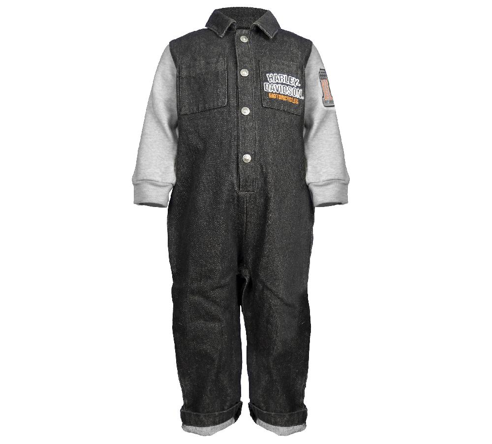 harley Toddler Denim and Fleece Workshop Coverall