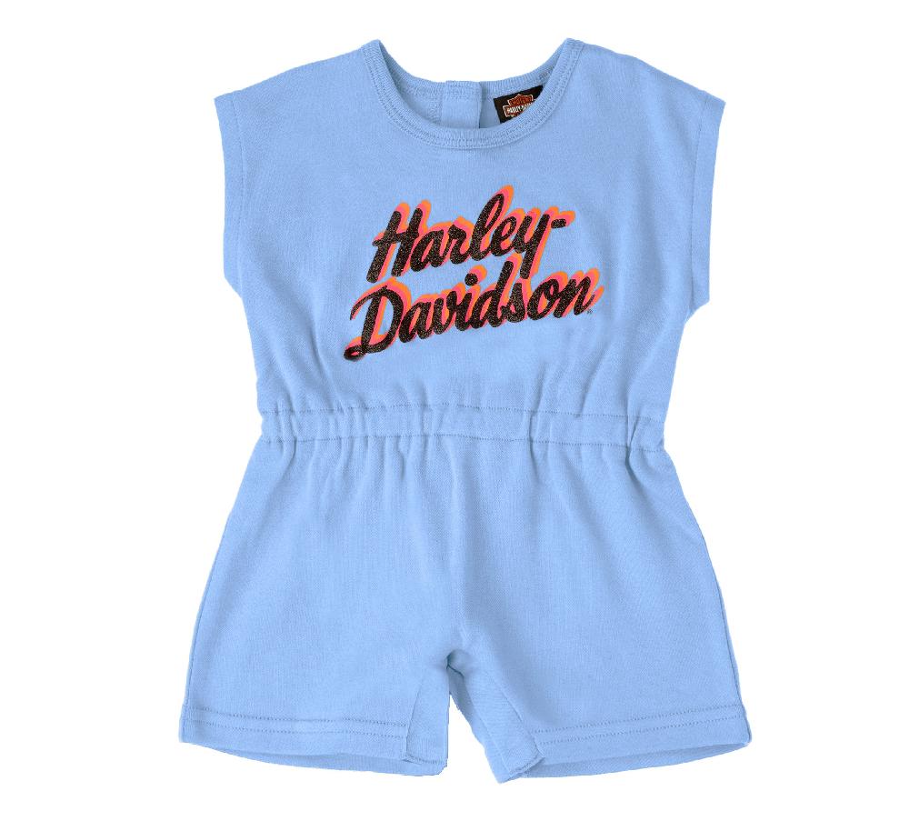 Harley Toddler Girls 2 Pack Rompers