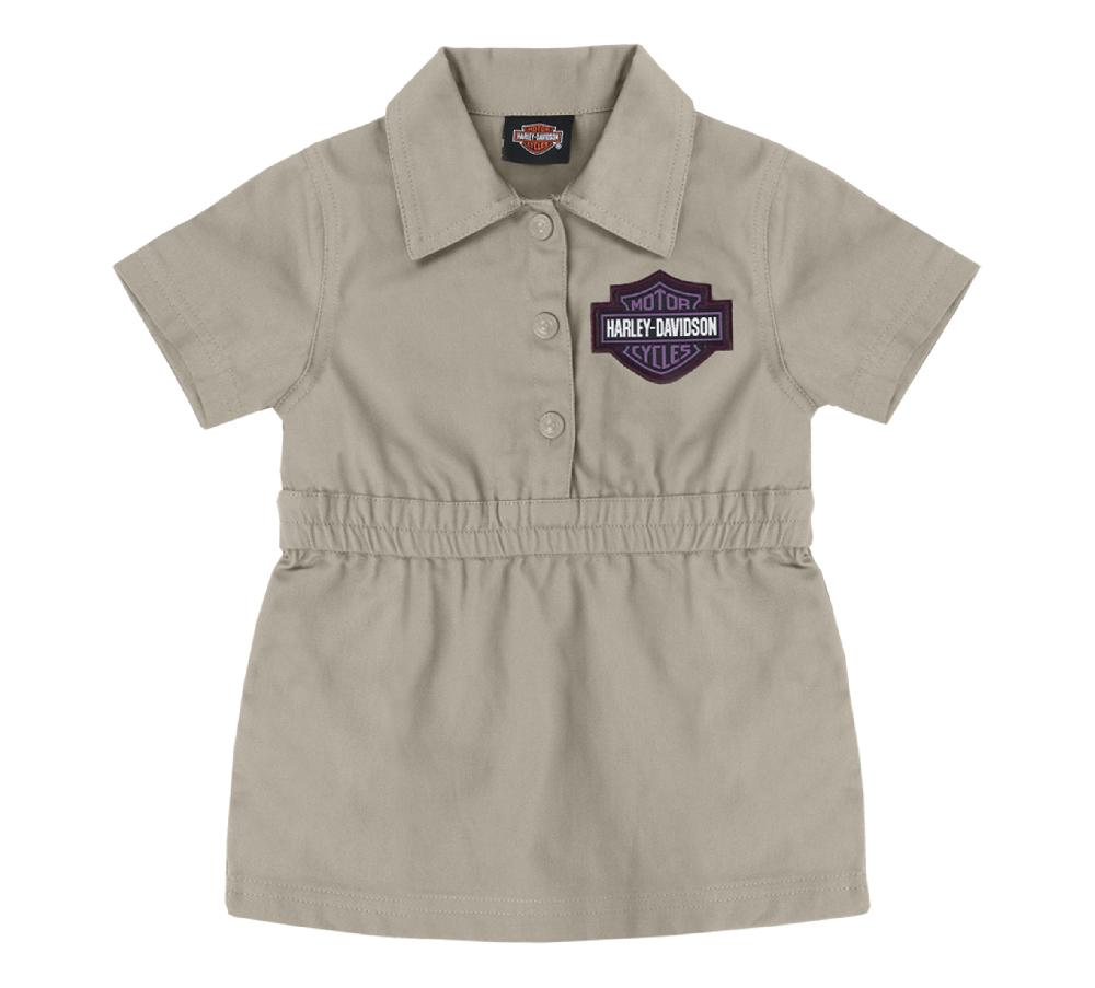 harley Toddler Girls Brushed Twill Tunic