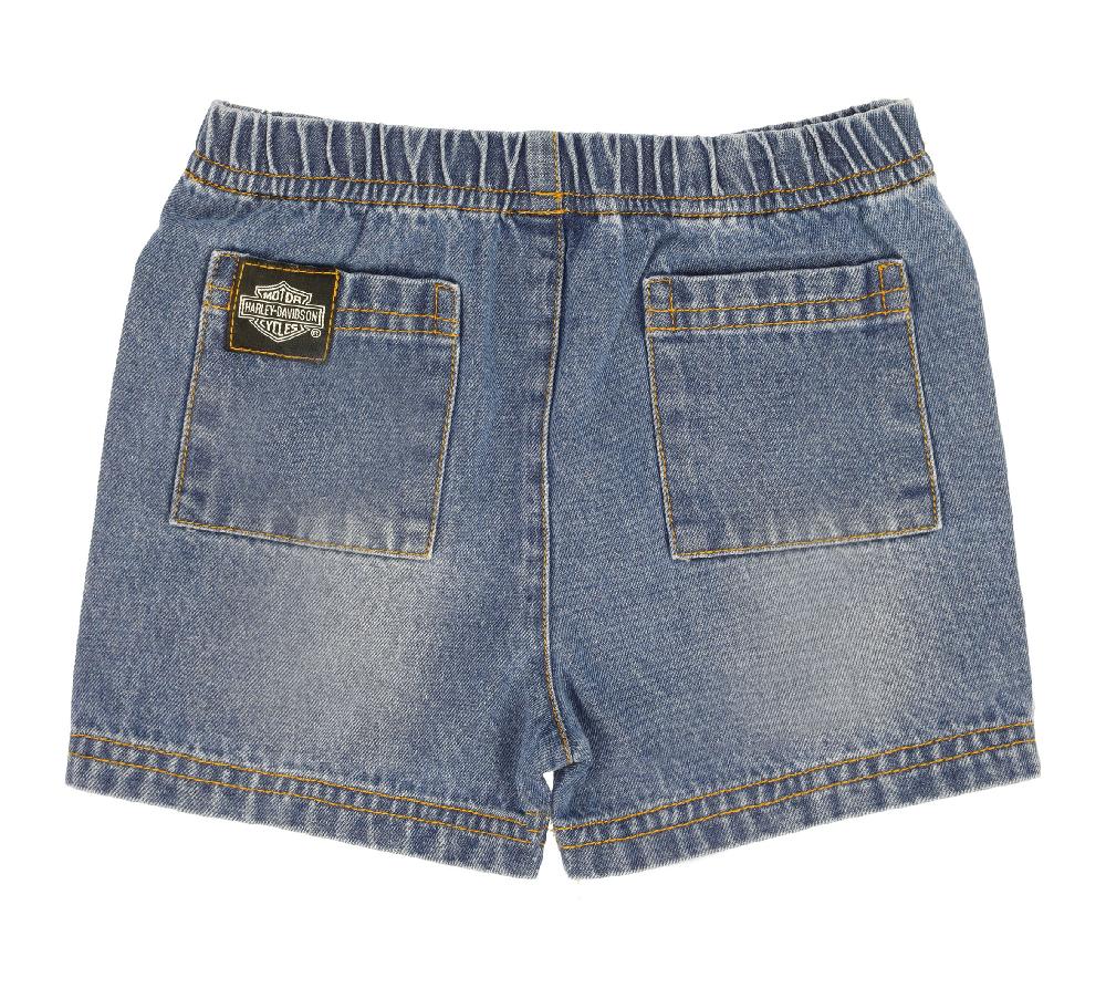 Harley Toddler Girls Denim Short Set