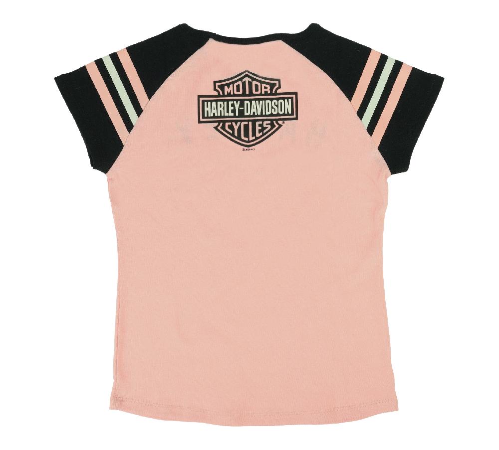 Harley Toddler Girls's Rib Sports Tee