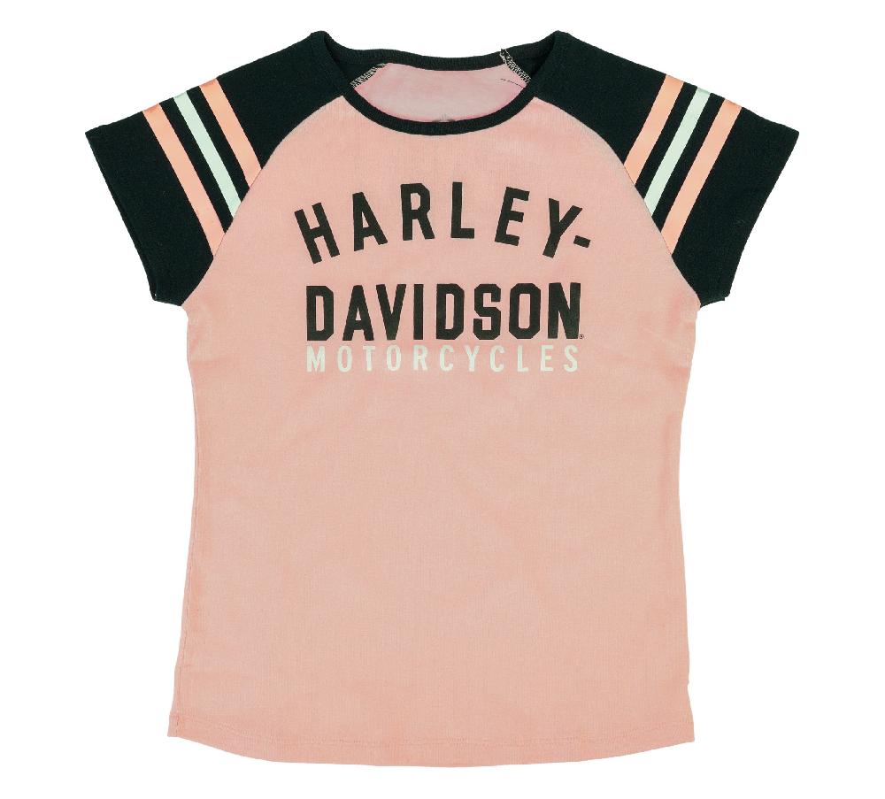 Harley Toddler Girls's Rib Sports Tee