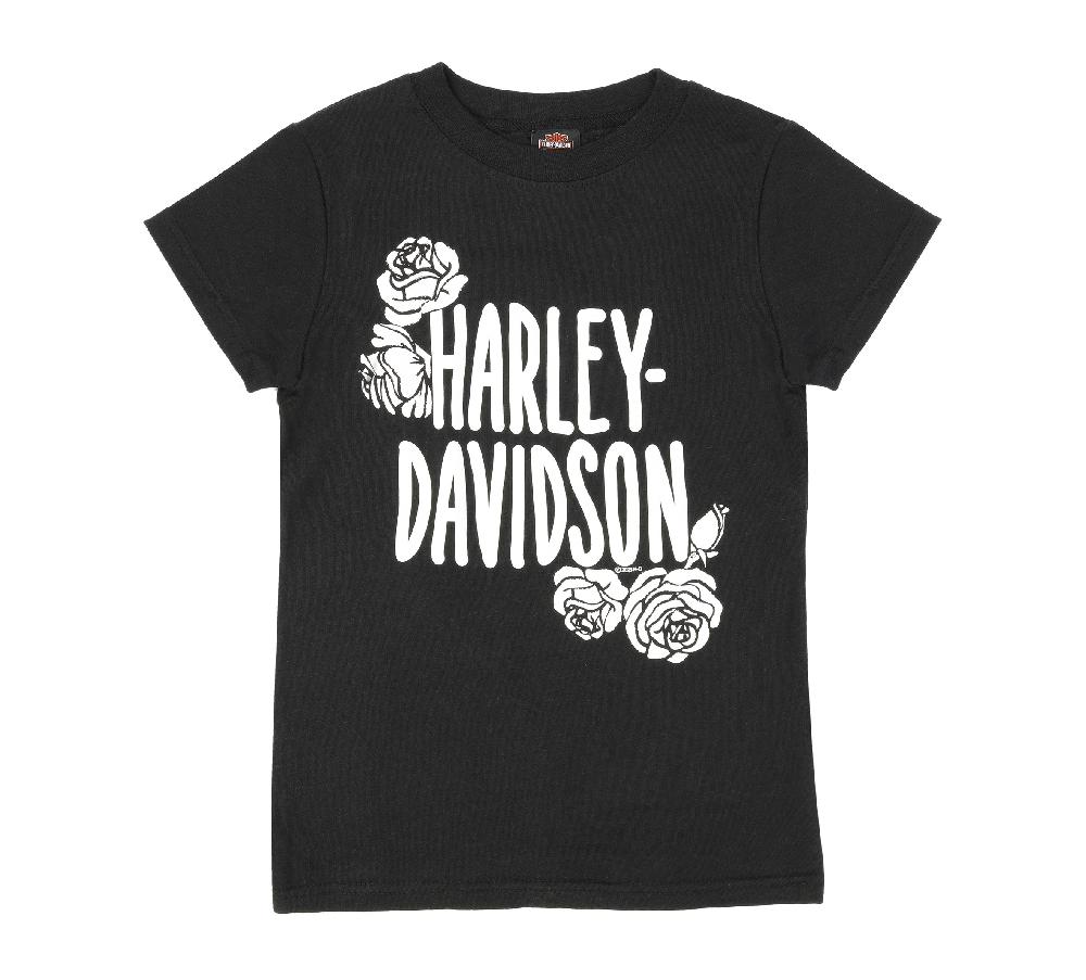 harley Toddler Girls's Roses Tee