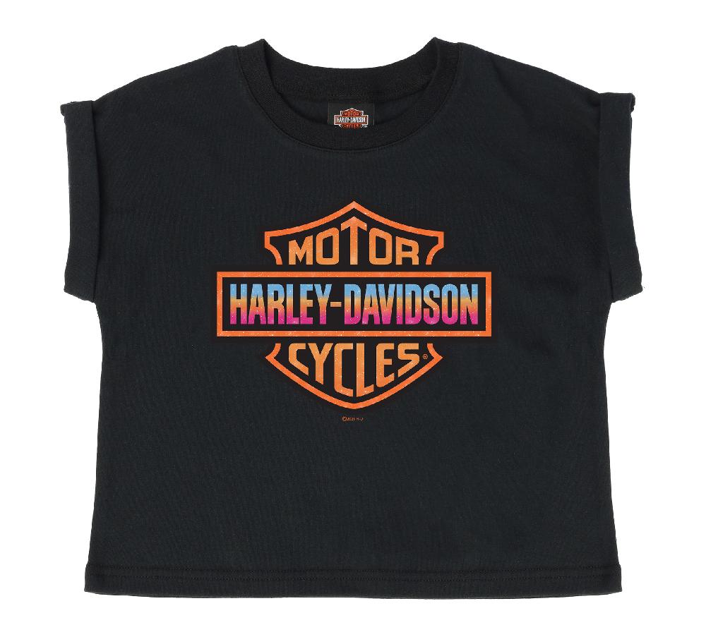 Harley Toddler Girls Short Sleeve Boxy Tee