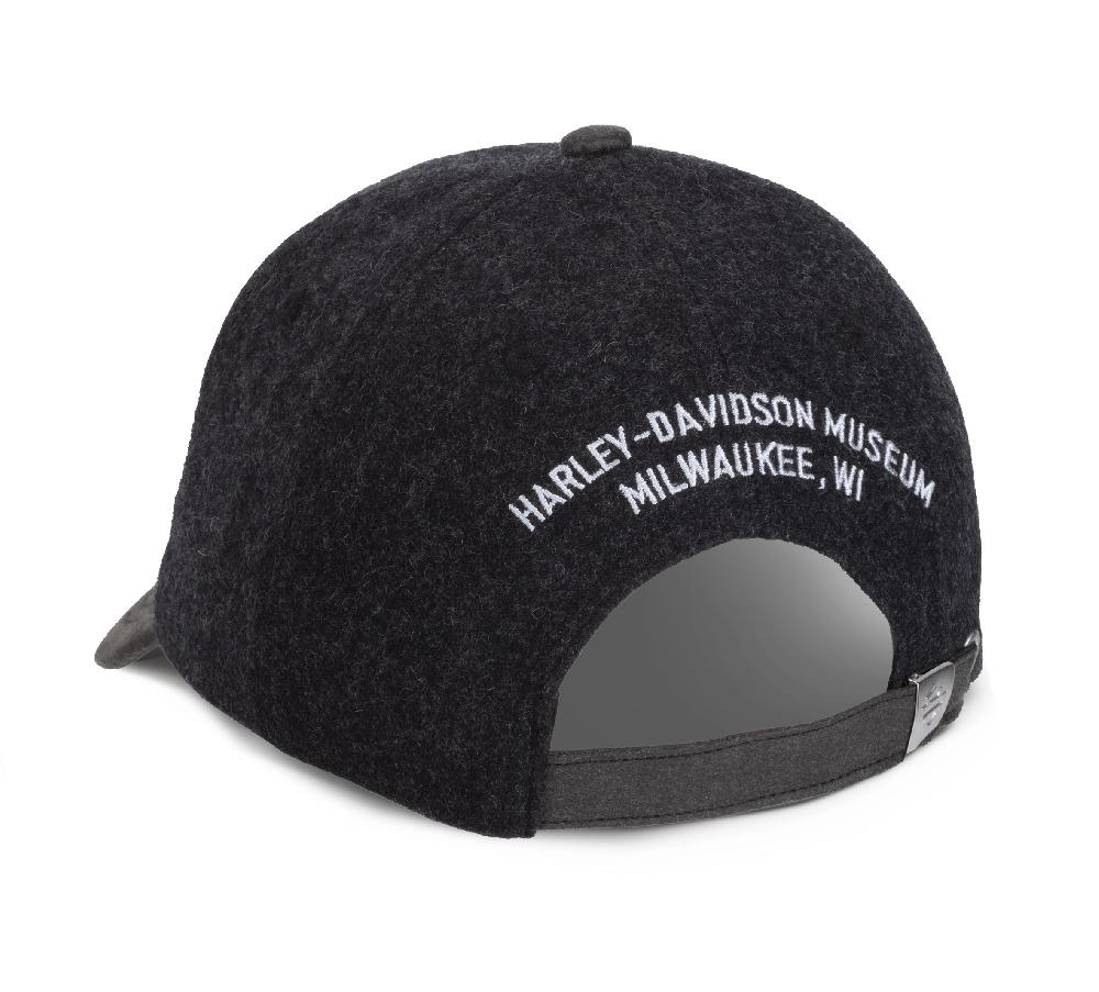 Harley Trademark B&S Wool Blend Baseball Hat