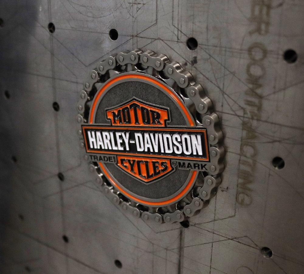 Harley Trademark Chain Heavy-Duty Magnet
