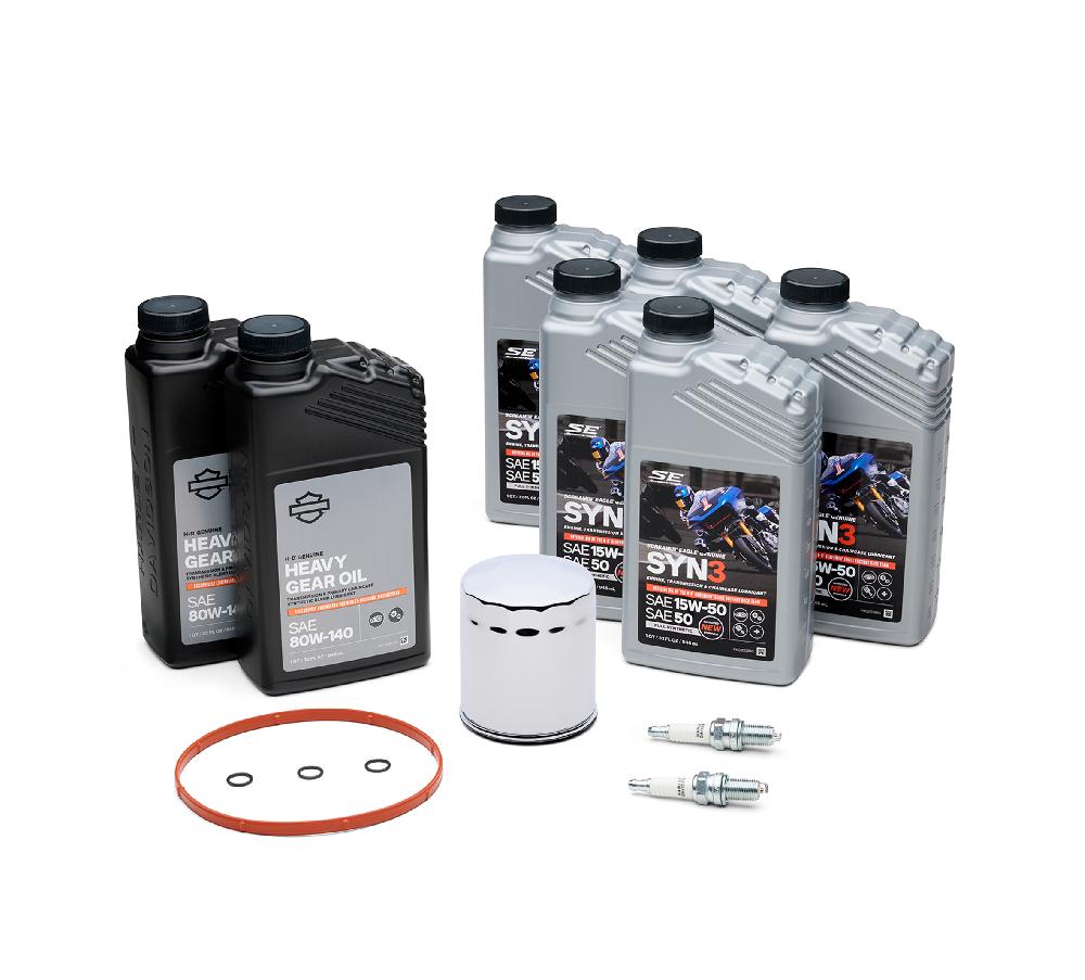 harley Twin Cam SYN3 Tune Up Kit – Chrome Filter