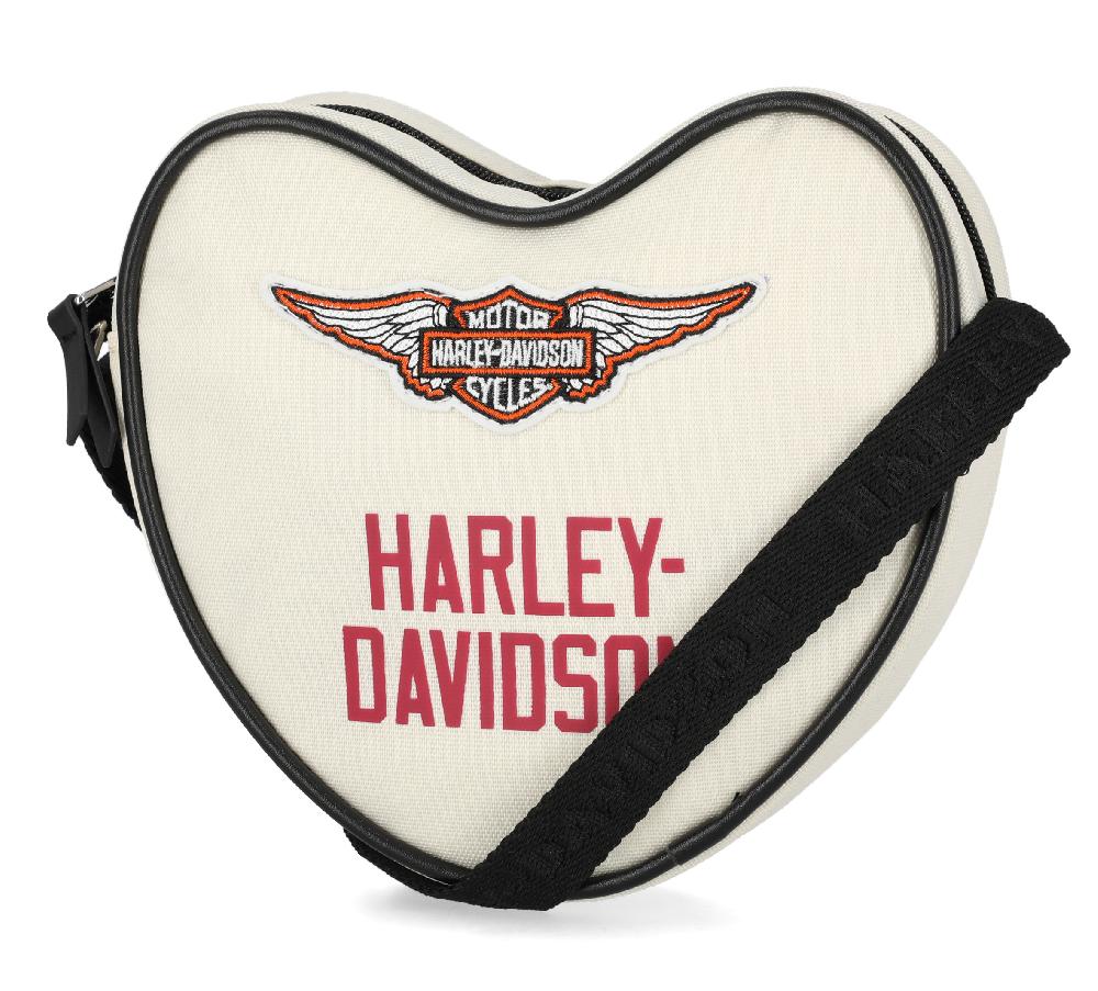 Harley Vintage Patch Heart Crossbody