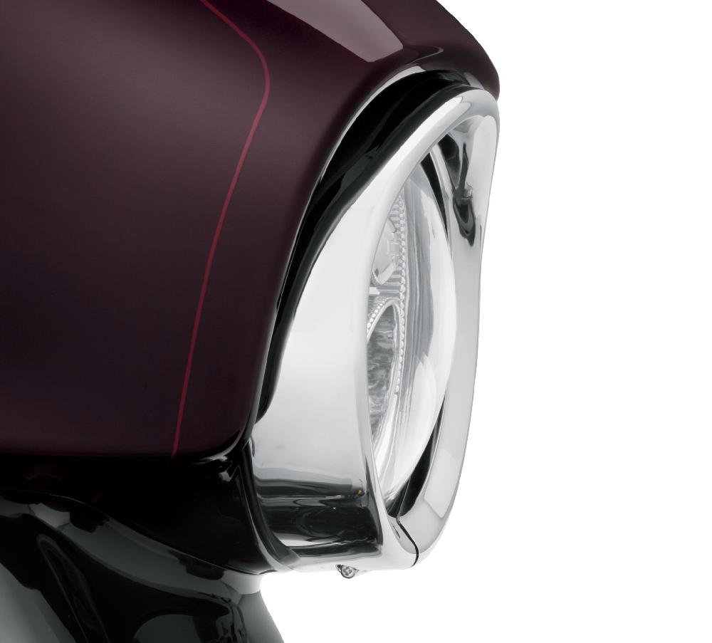 Harley Visor Style Headlamp Trim Ring