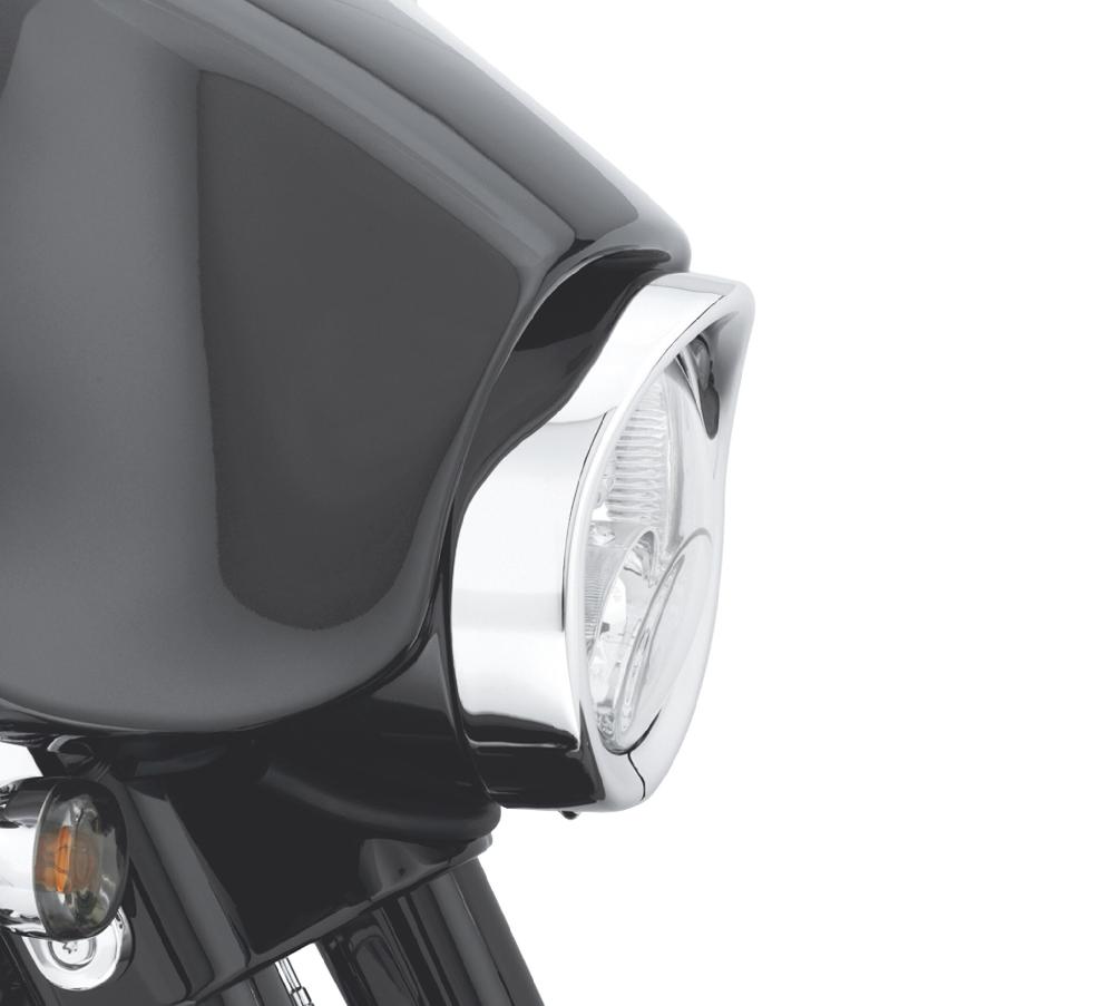harley Visor Style Headlamp Trim Ring