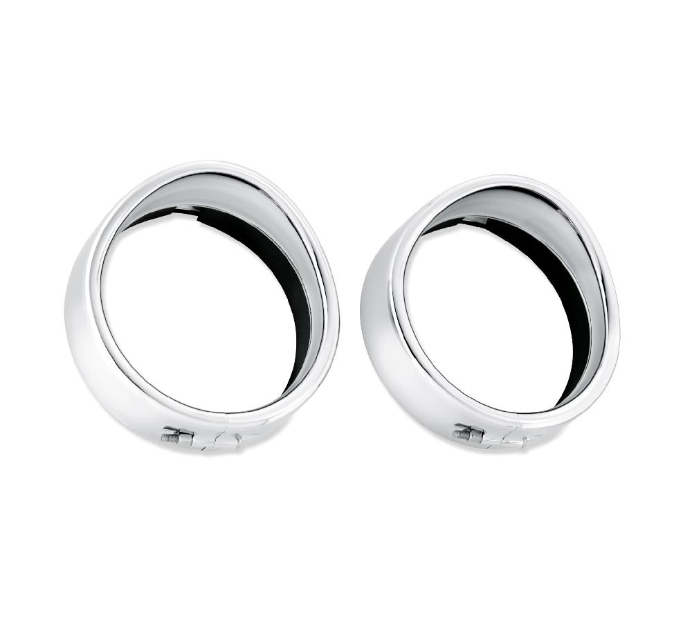 harley Visor Style Passing Lamp Trim Ring