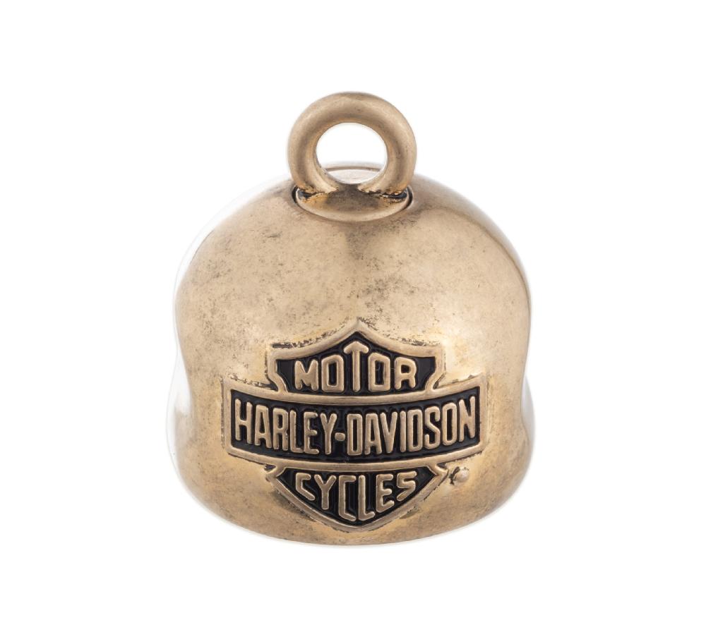 Harley Willie G Gold Skull Ride Bell
