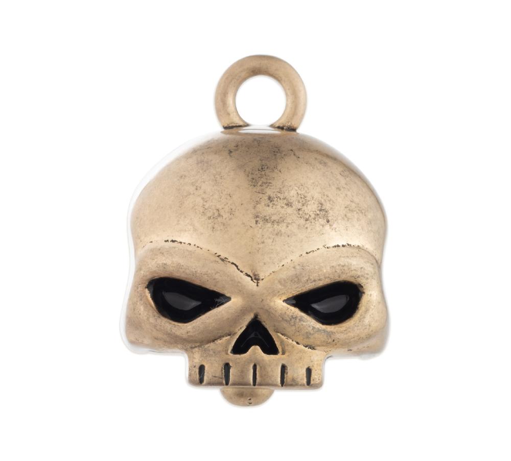 harley Willie G Gold Skull Ride Bell