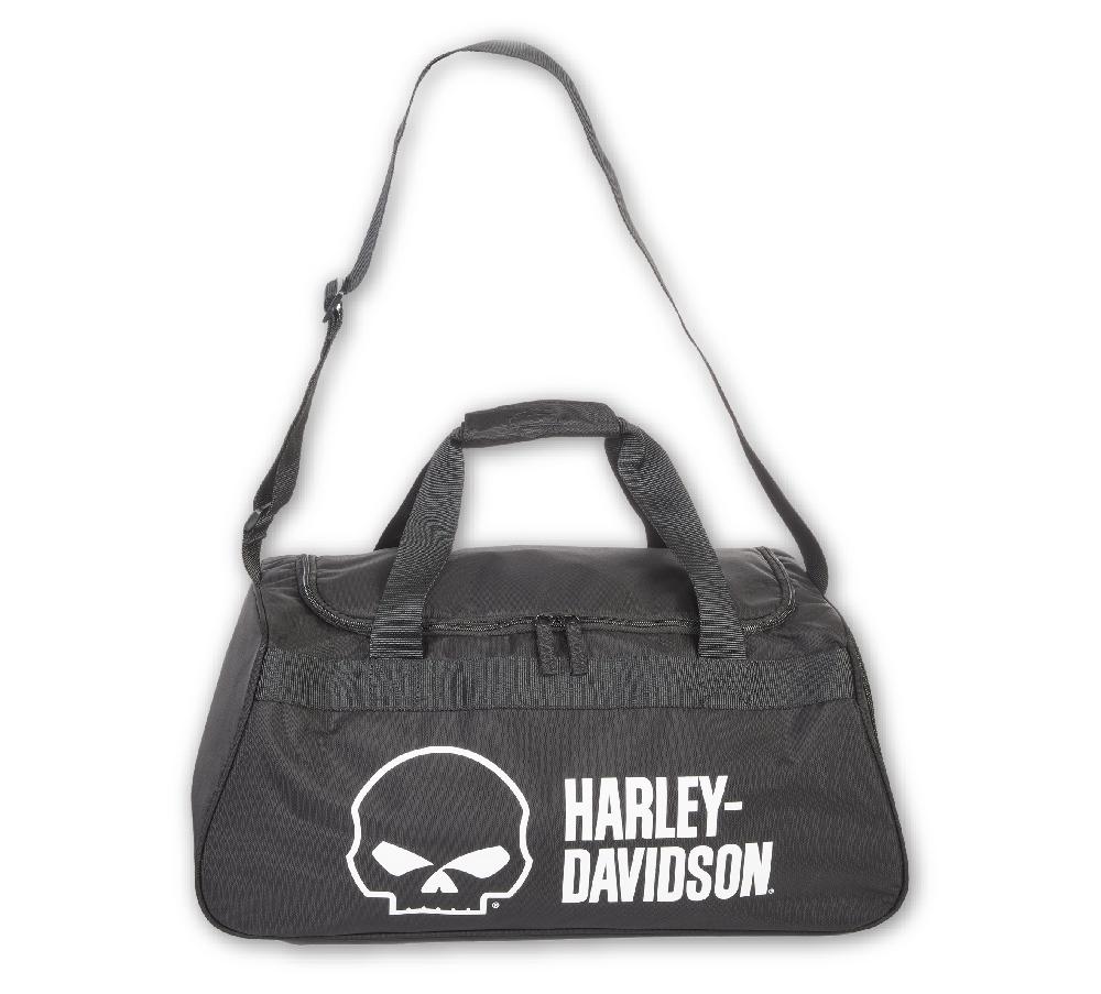 Harley Willie G Logo Duffel With Side Shoe Pocket