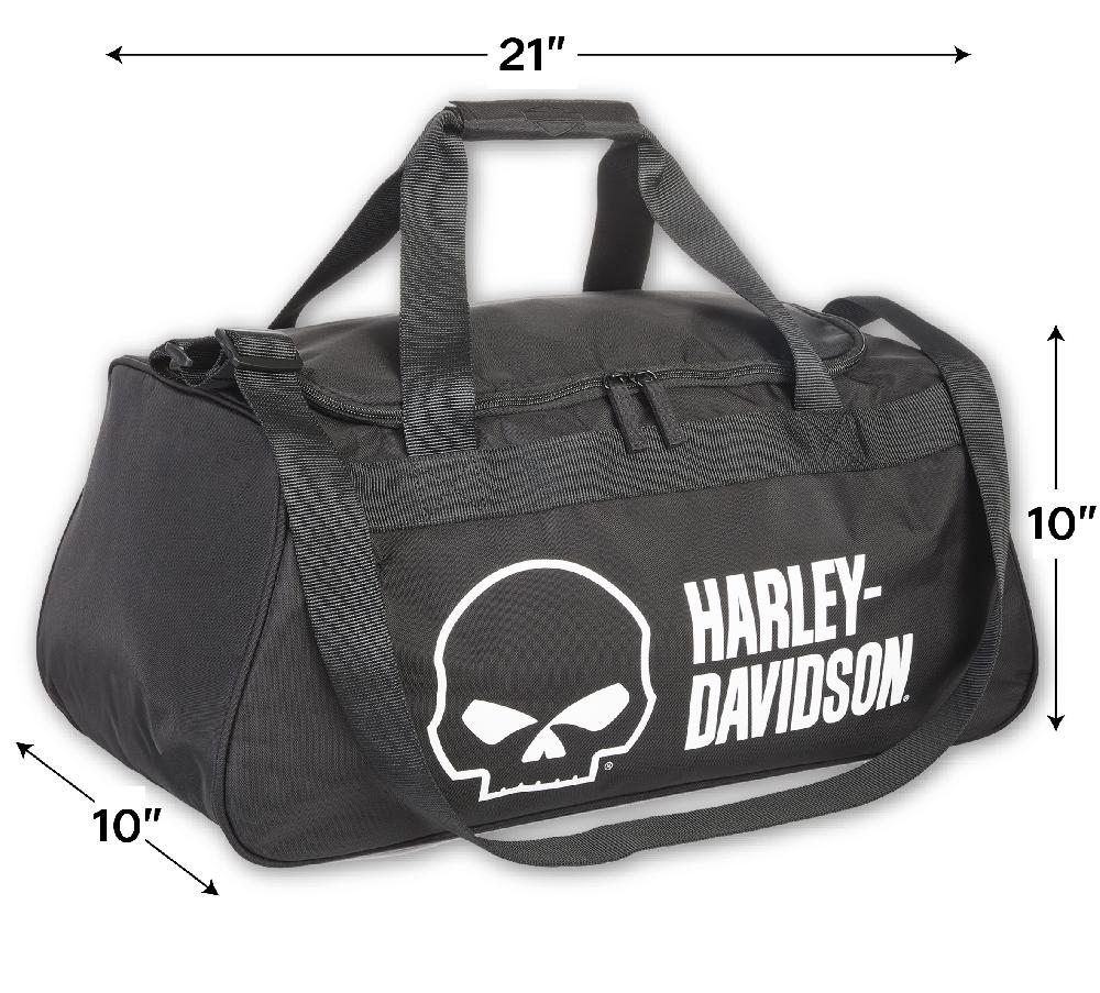 Harley Willie G Logo Duffel With Side Shoe Pocket
