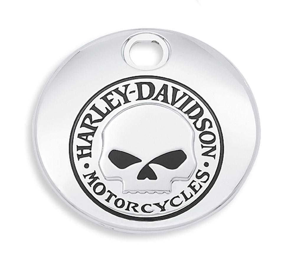 harley Willie G Skull Fuel Console Door