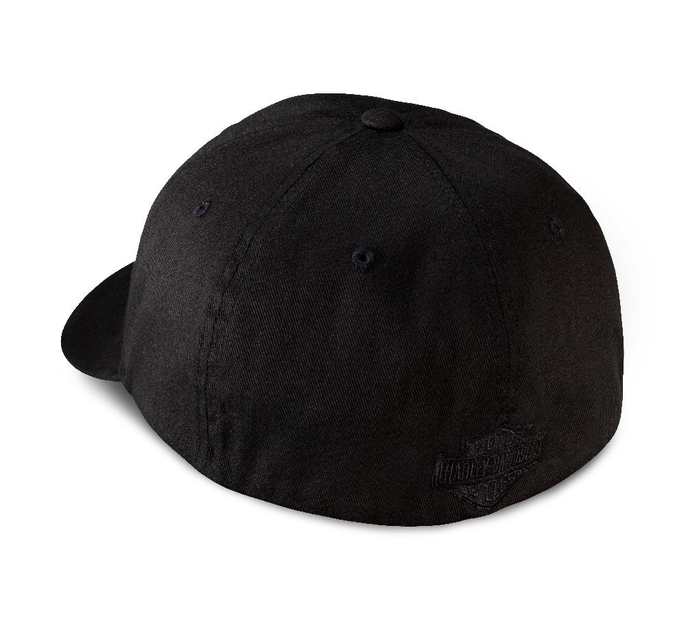 Harley Willie G Skull Stretch Baseball Hat