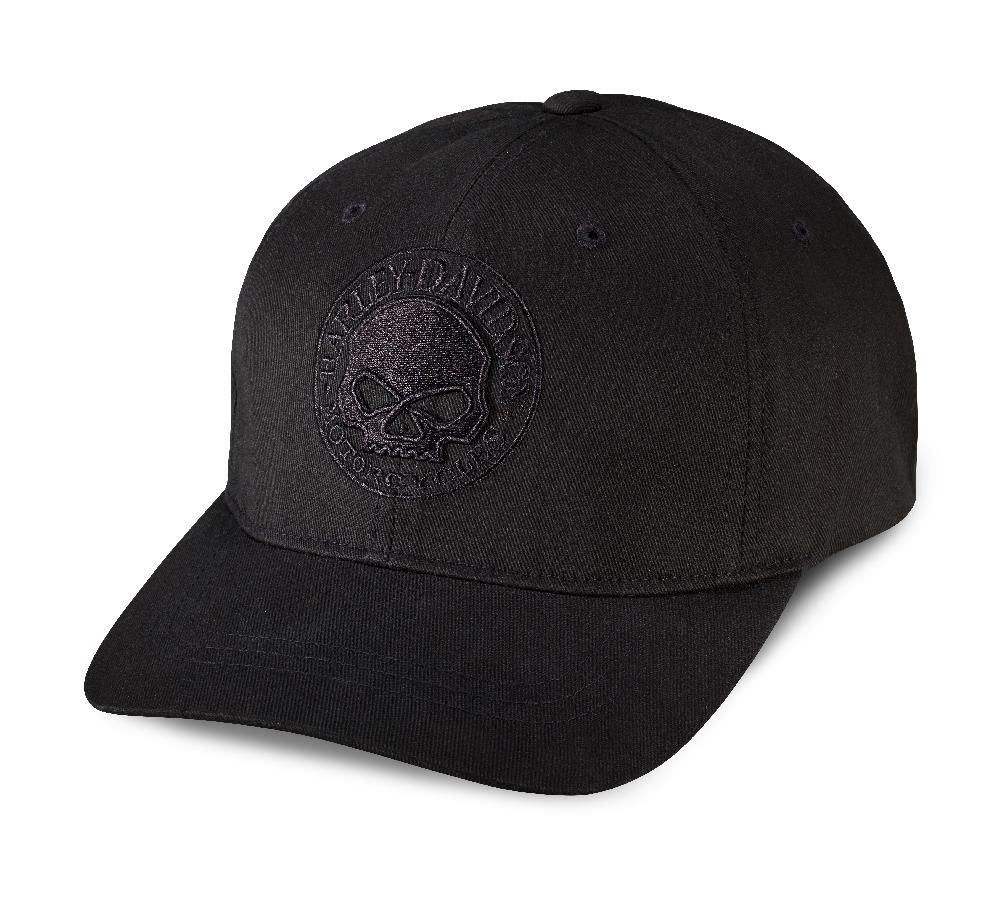 harley Willie G Skull Stretch Baseball Hat