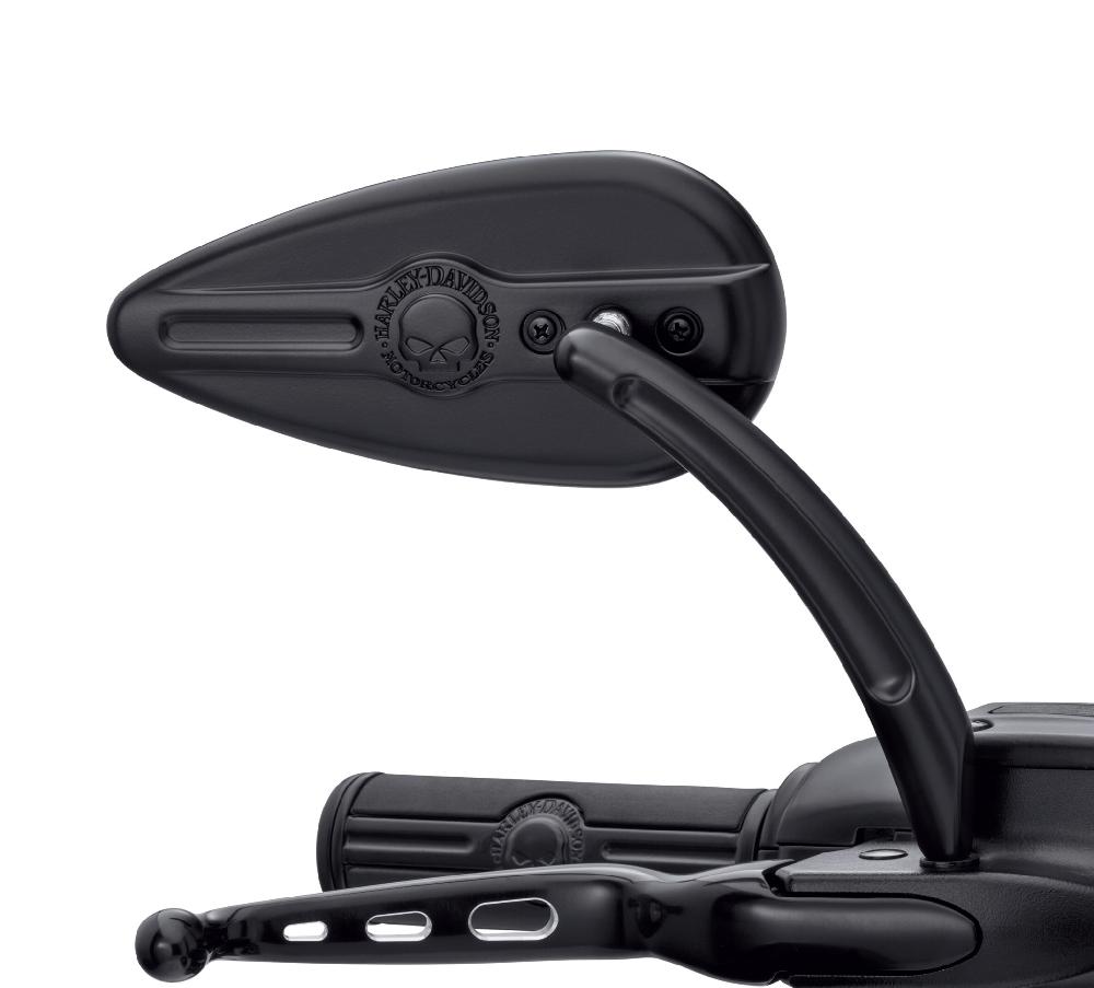 Harley Willie G Skull Teardrop Mirrors