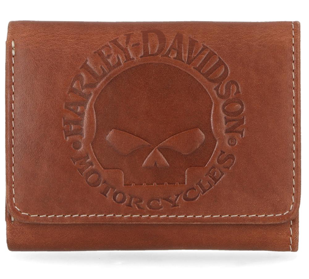 harley Willie G Trifold Wallet