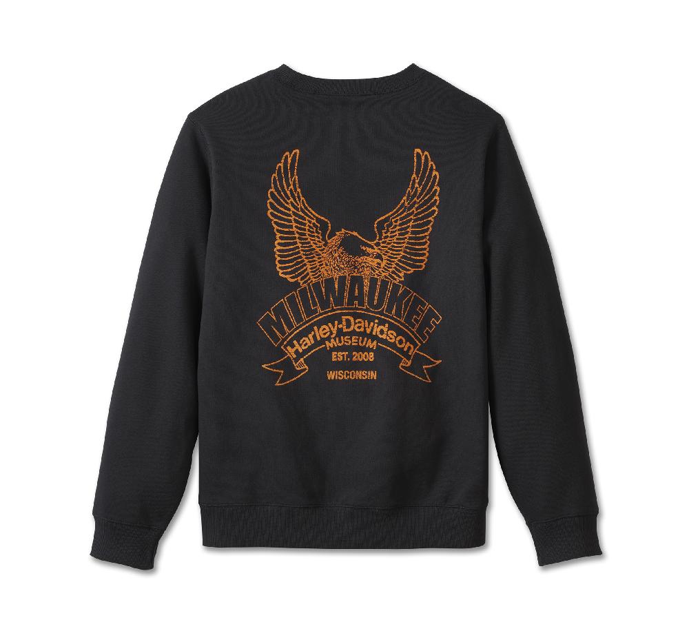 Harley Winged Bar & Shield Midweight Crewneck