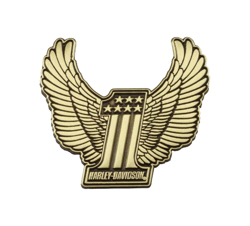 harley Winged One Pin
