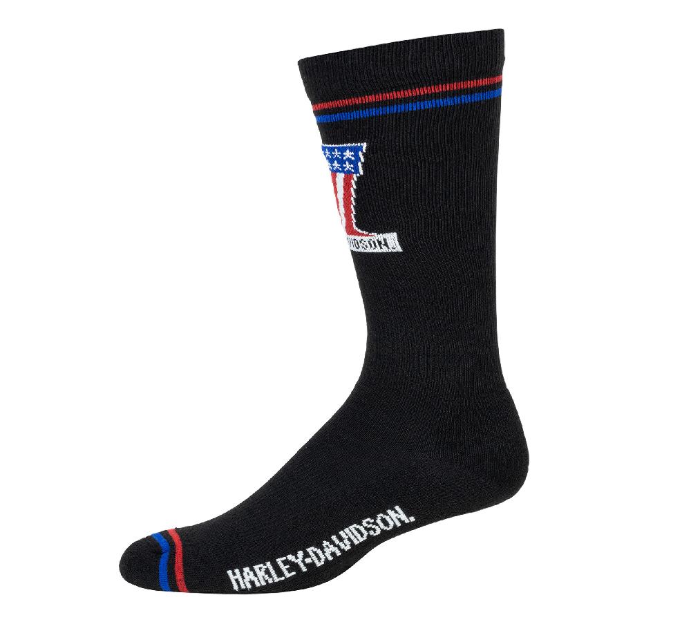 Harley Women's #1 Logo Riding Sock 2-Pack
