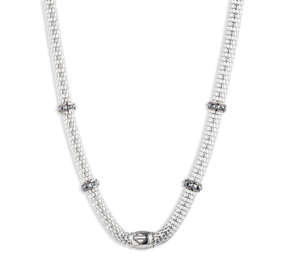 Harley Women's 16" Logo Mesh Chain Necklace