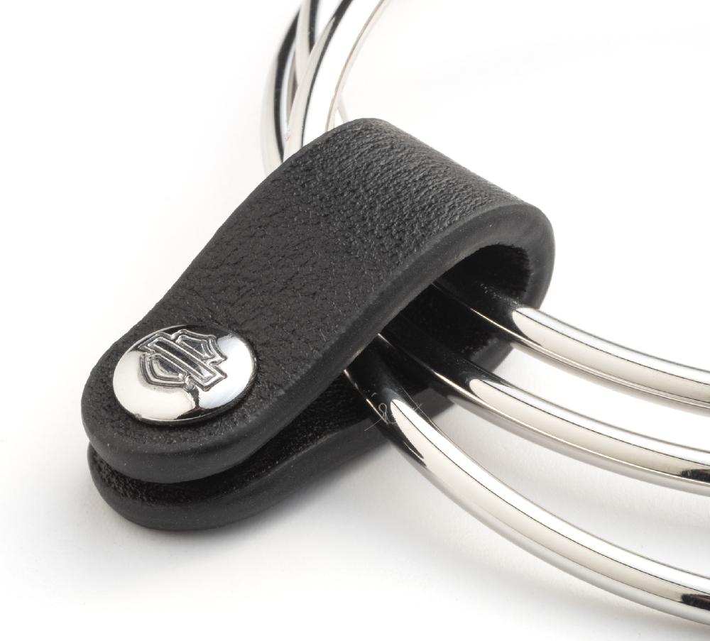 Harley Women's 3 Piece Bar & Shield Charm Bangle Set