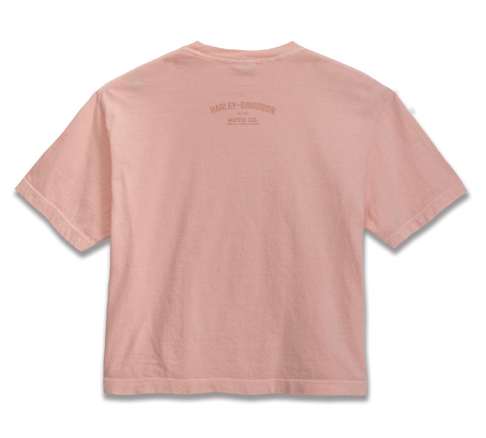 Harley Women's Bar & Shield Lightning Bolt Tee