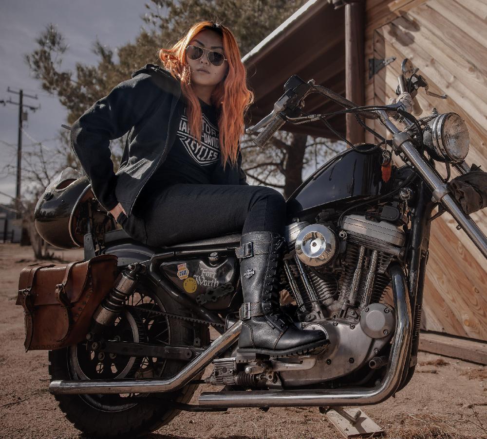 Harley Women's Belhaven Waterproof Riding Boot