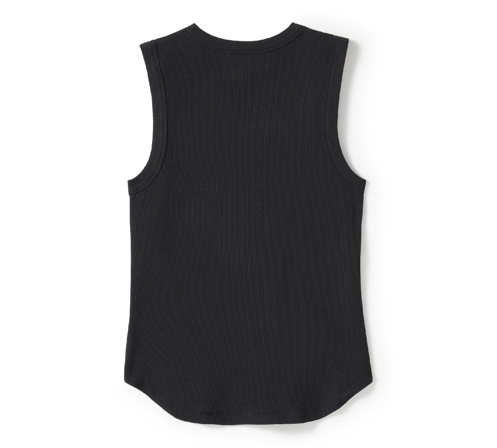 Harley Women's Chrome Eagle Ribbed Tank