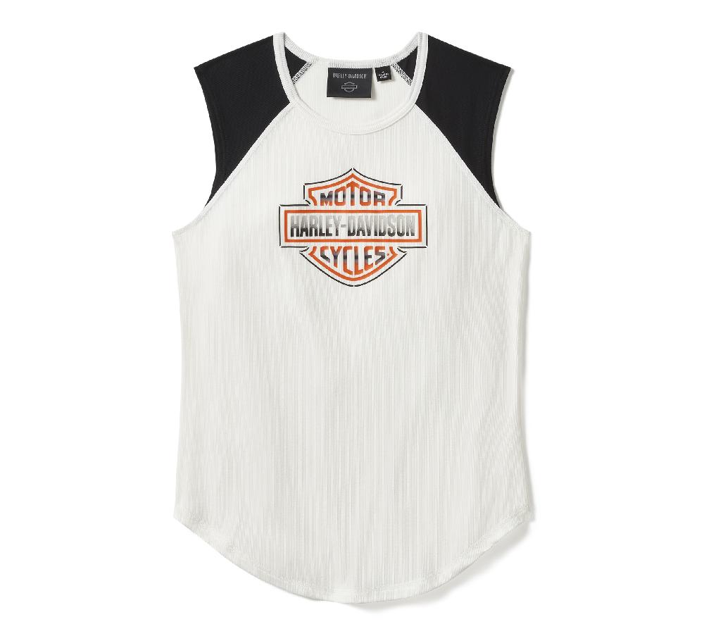 harley Women's Chrome Evo Raglan Tank