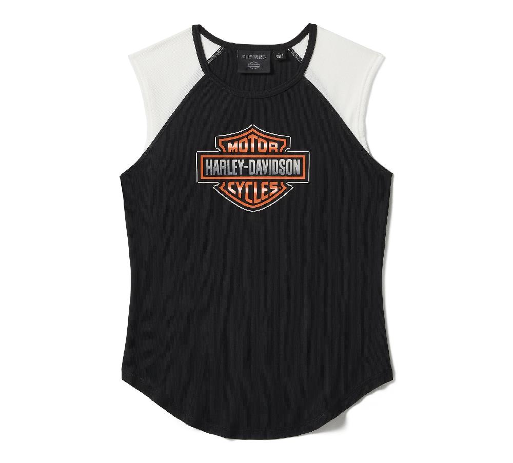 harley Women's Chrome Evo Raglan Tank