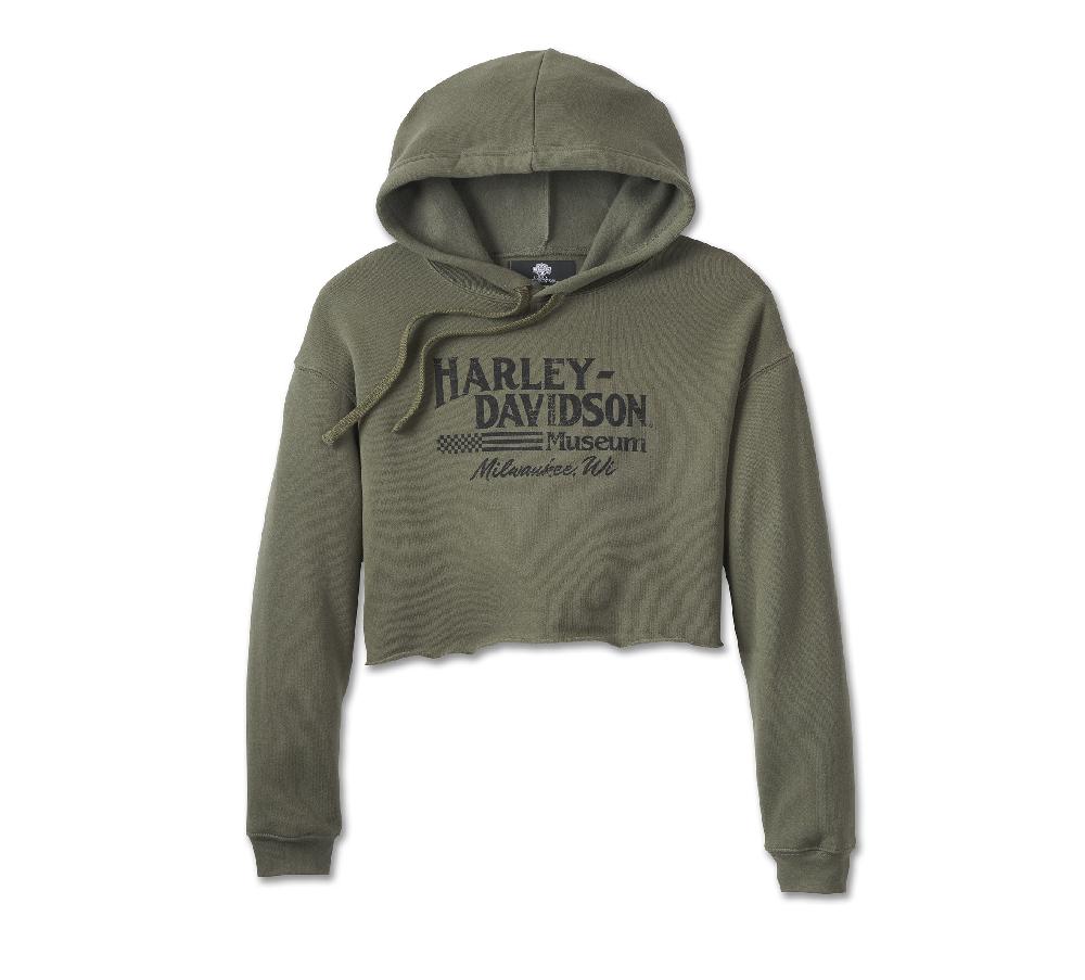 harley Women's Cropped Fleece Hoodie